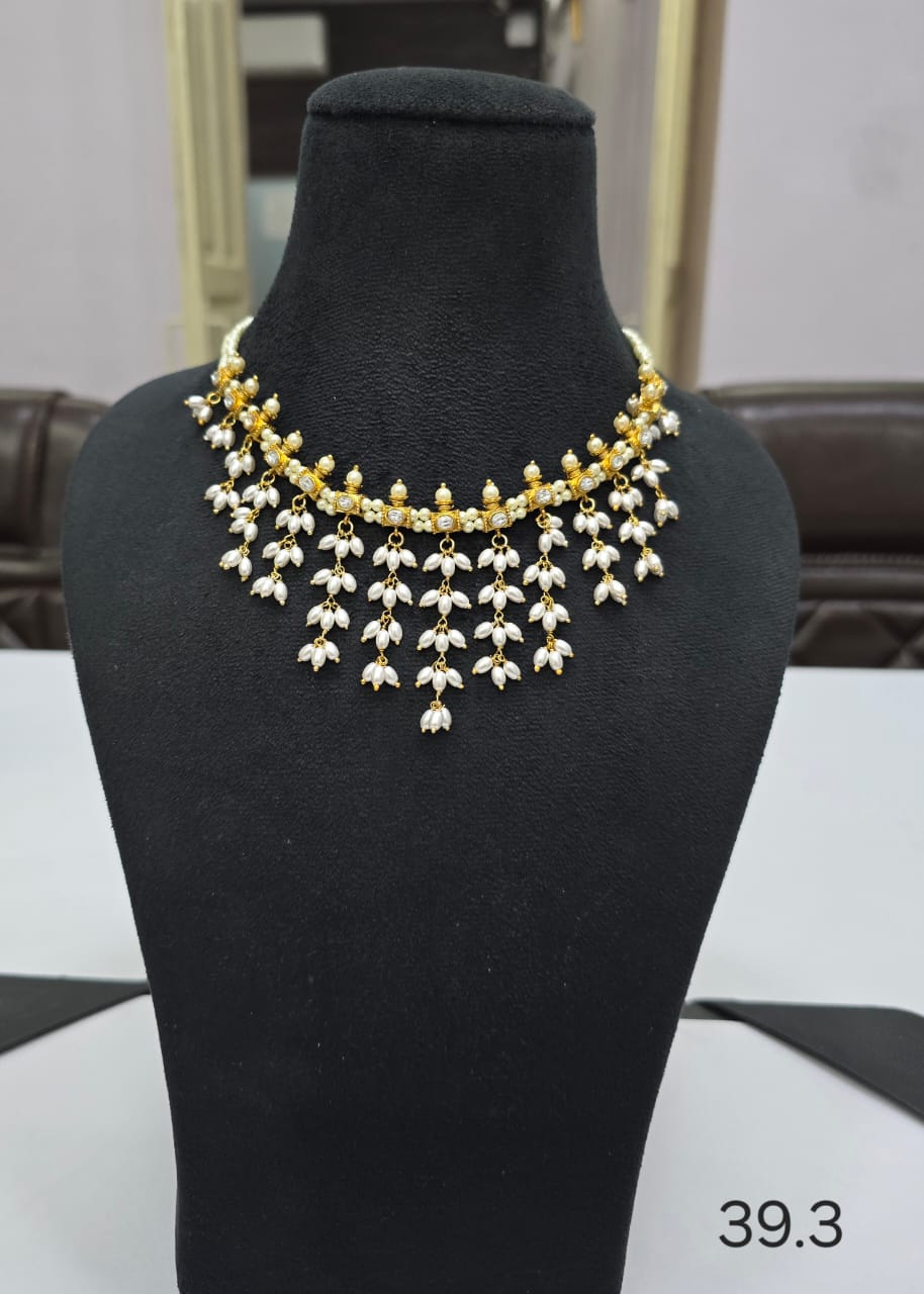Kundan pearls necklace Collections