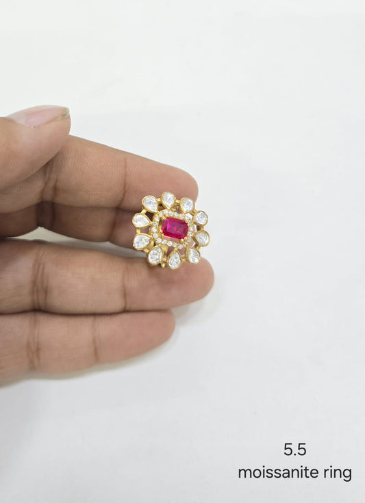 Moissanite Ring