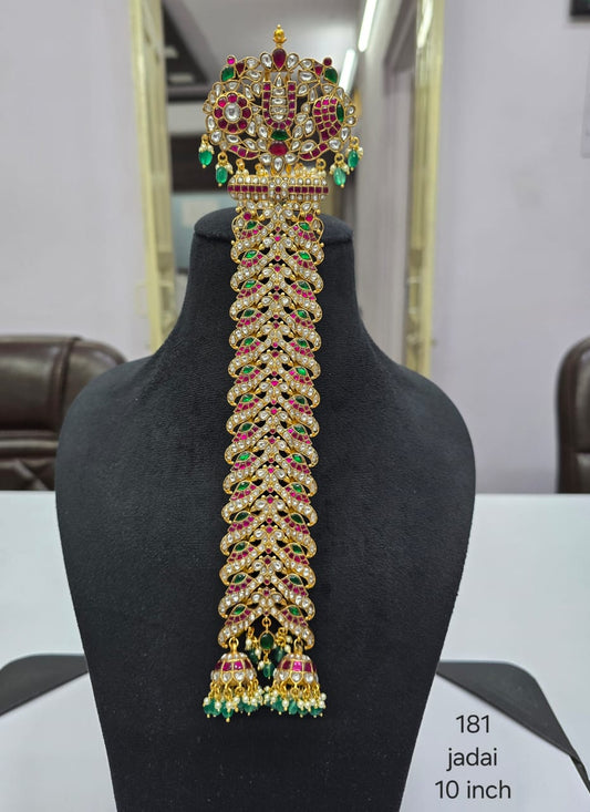 Premium Jada Billa Kundan 10" inch