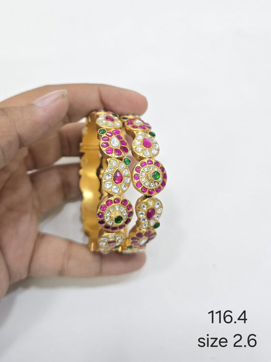 Kundan Bangles Collections