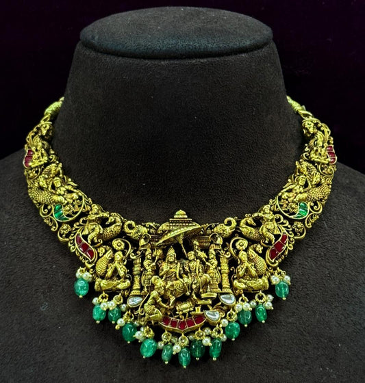 Ram parivar Antique necklace jewellery