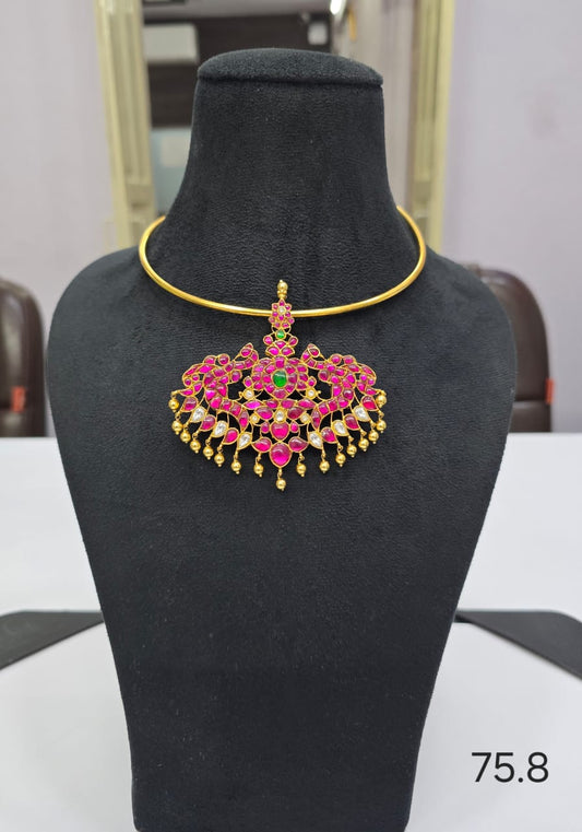 Birds pendant jadau
