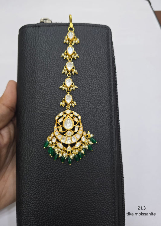 Moissanite Papidi Billa(Maang tikka) Collections