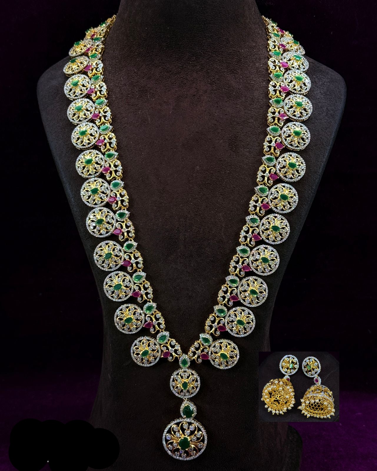 Premium CZ Maharani Haar Collections