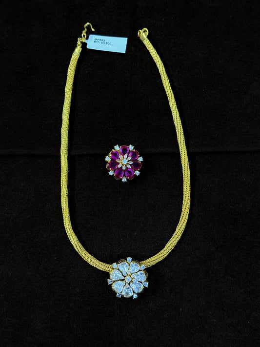 Moissanite Neck piece