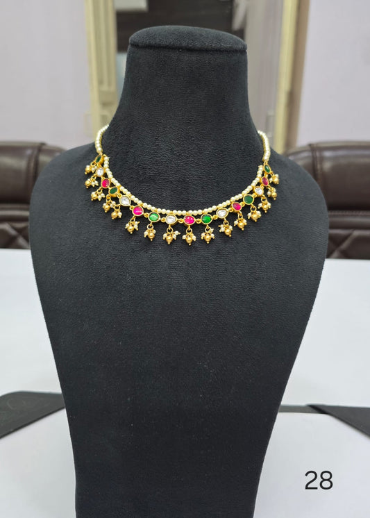 Lite weight jadau choker