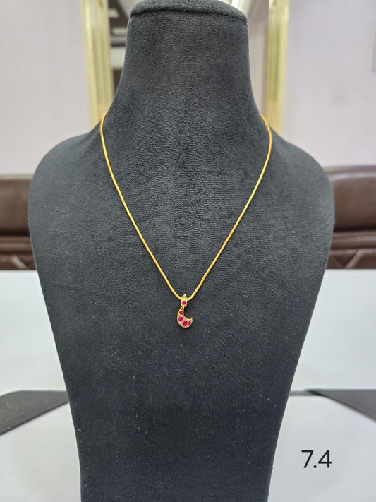Kundan Pendant with neclace