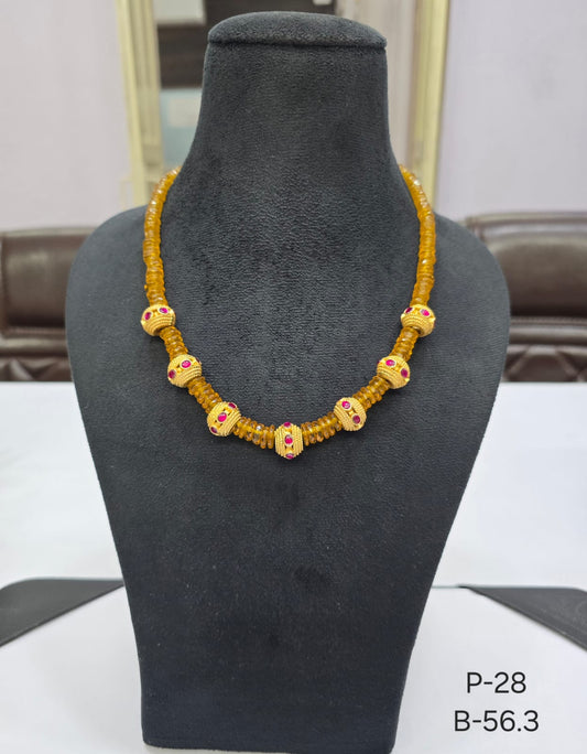 Jadau Beads and pendants style