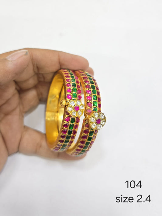 Kundan Bangles Collections