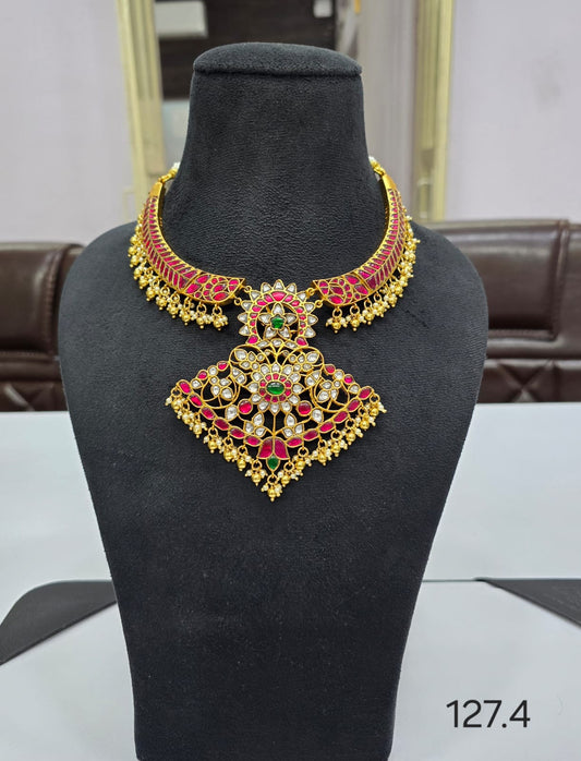 Premium jadau choker with pendant