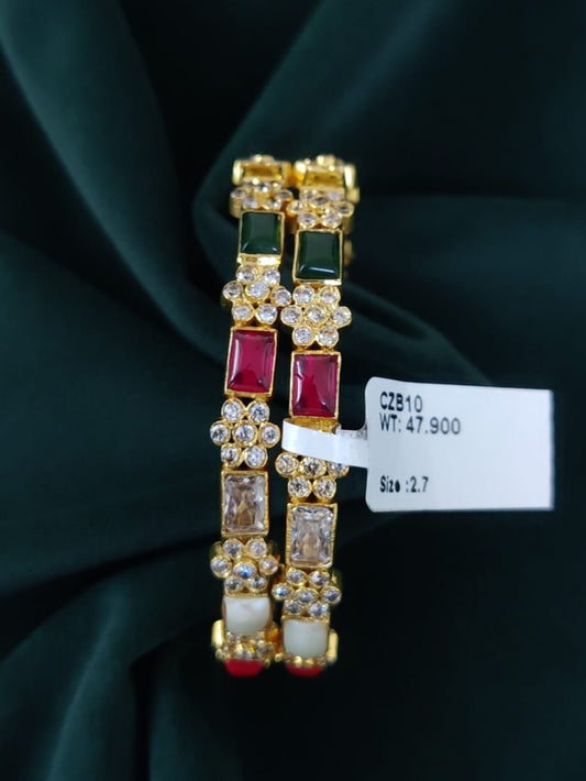 Multi Stone CZ Bangles