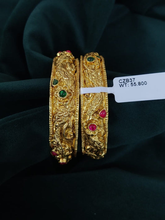 Multi Colored Stone CZ Bangles Collections