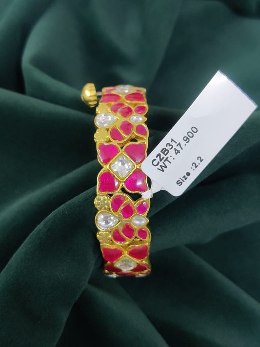 Red CZ Bangles Collections