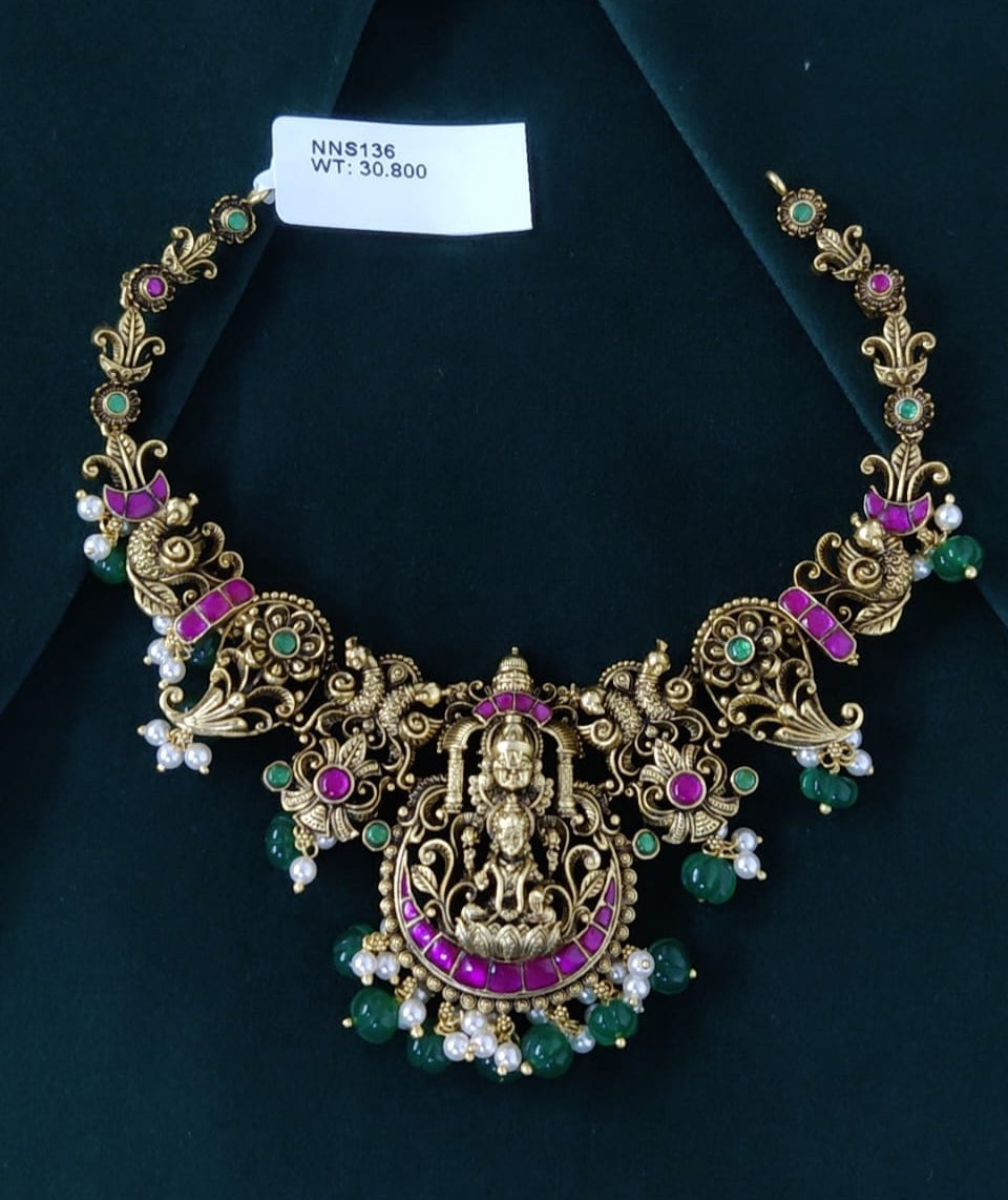 Kundan Nakshi with Multi Necklace