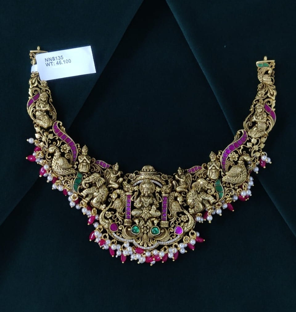 Kundan Nakshi with Multi Necklace
