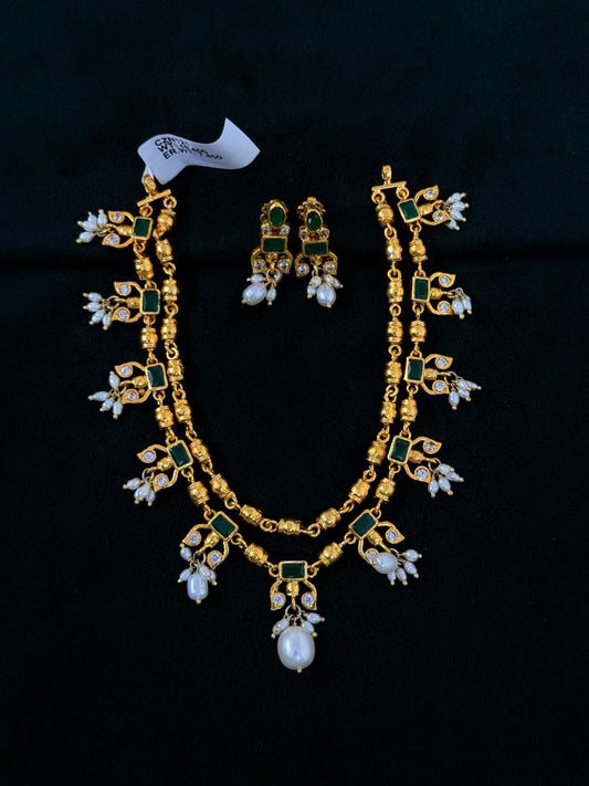 CZ Necklace with Earrings