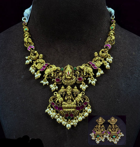 Venkateshwara Lakshmi Antique set